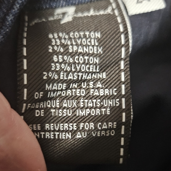7 For All Mankind skinny jeans size 24 - Picture 11 of 16